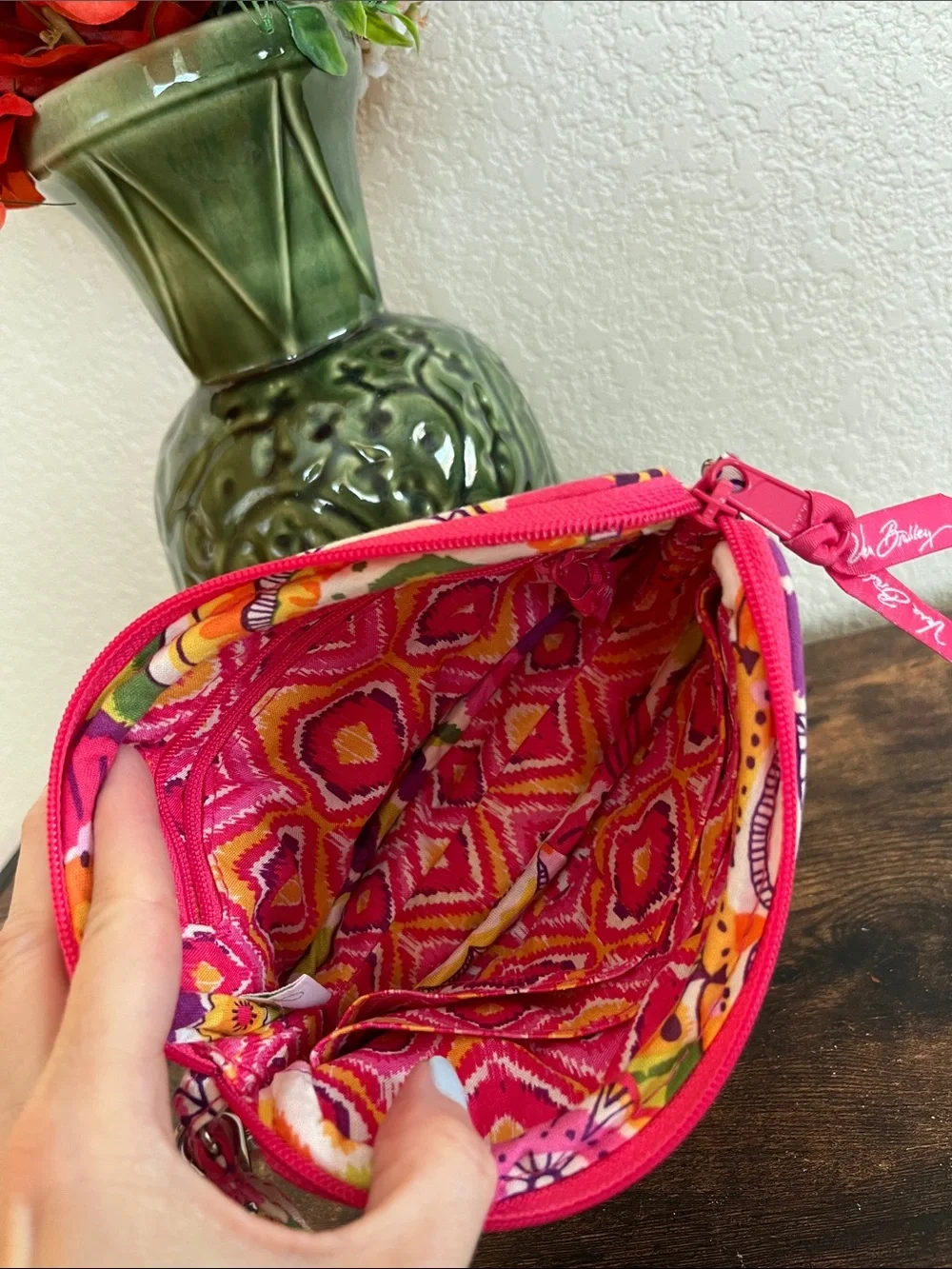 Vera Bradley Clementine zip wristlet wallet